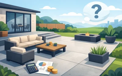 Combien coûte un patio en béton ?