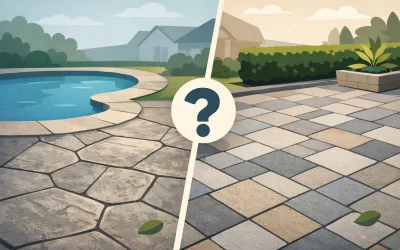 Béton estampé ou pavé uni : que choisir ?