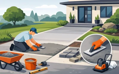 Refaire une entrée en béton sans se tromper