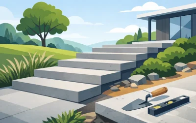 Comment réussir des marches en béton durables
