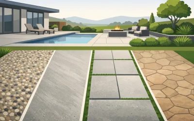 Types de finitions béton extérieur pour votre cour