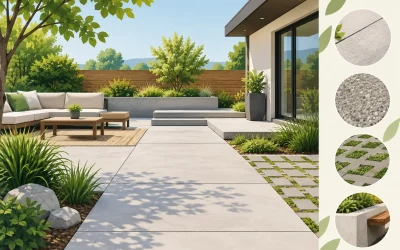 7 tendances béton durables pour votre cour