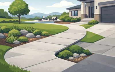 Meilleures idées de trottoir béton résidentiel