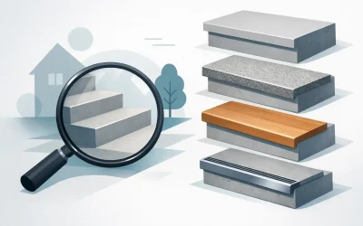 Quelles finitions pour marches béton choisir?